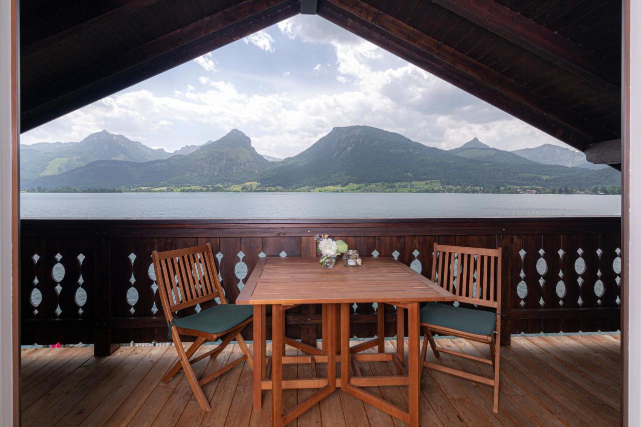Pension Seehof Appartements Sankt Wolfgang im Salzkammergut Bagian luar foto