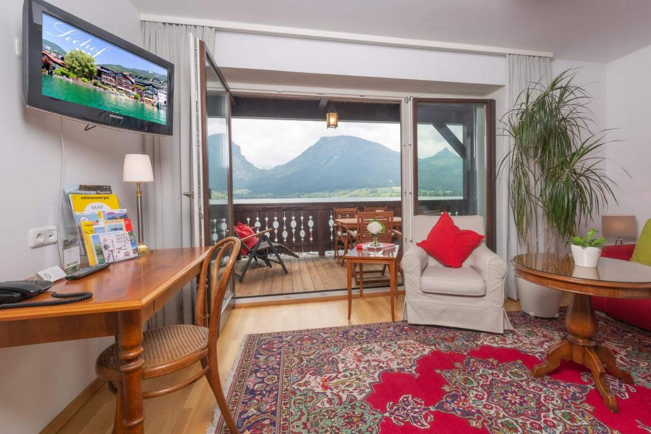 Pension Seehof Appartements Sankt Wolfgang im Salzkammergut Bagian luar foto